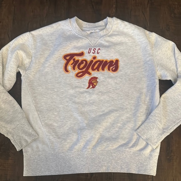 USC Trojans Gray Sweater - Picture 1 of 3